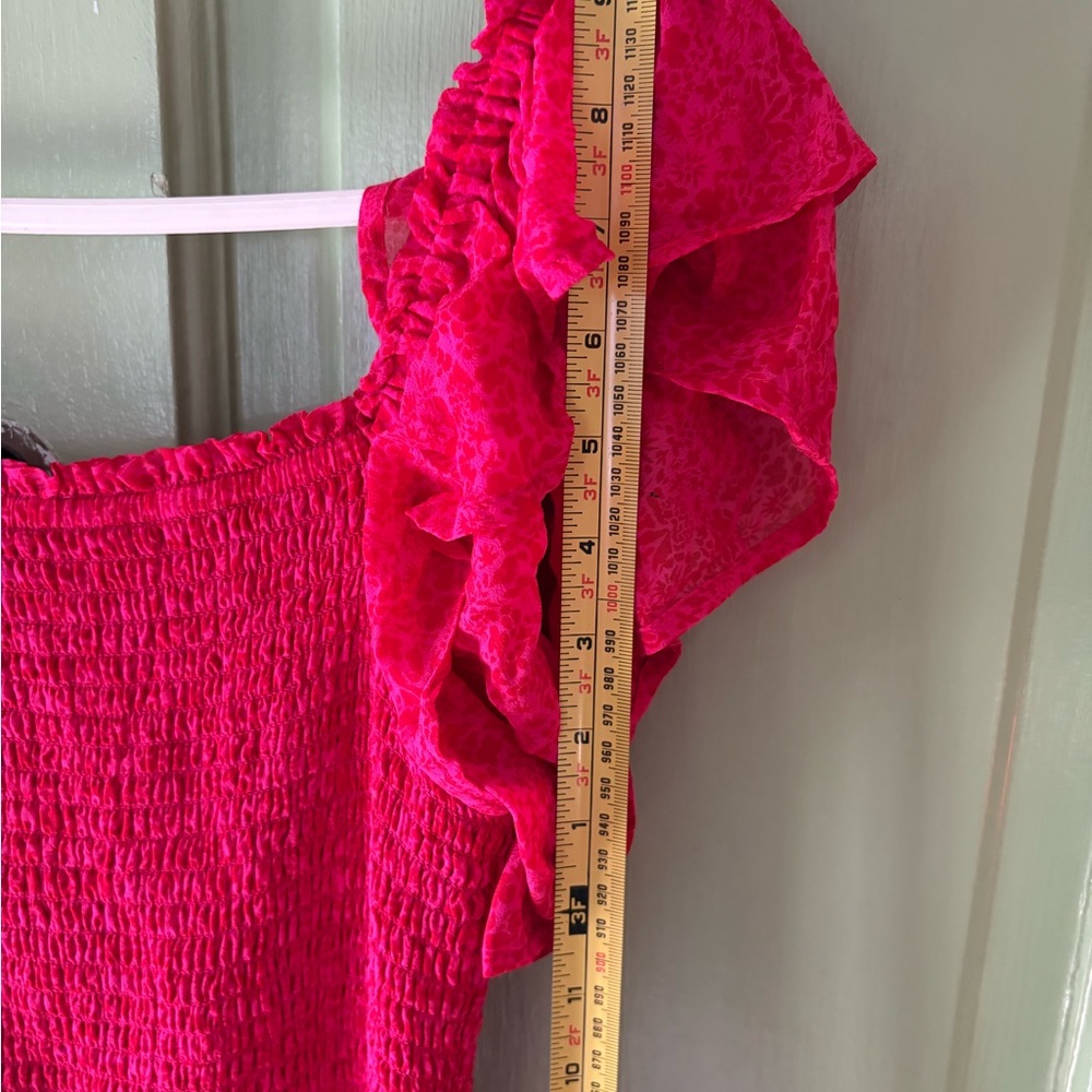 NWT Hatch Maternity Cosette Dress Pink Samba print size 0 - Picture 8 of 9